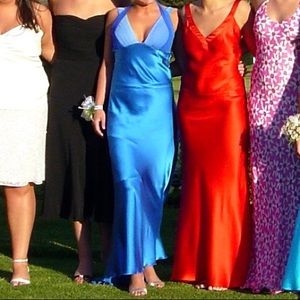 Dina Bar-el Women’s Silk Low Back Evening Dress